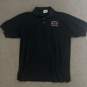 vintage Purdue rose bowl polo